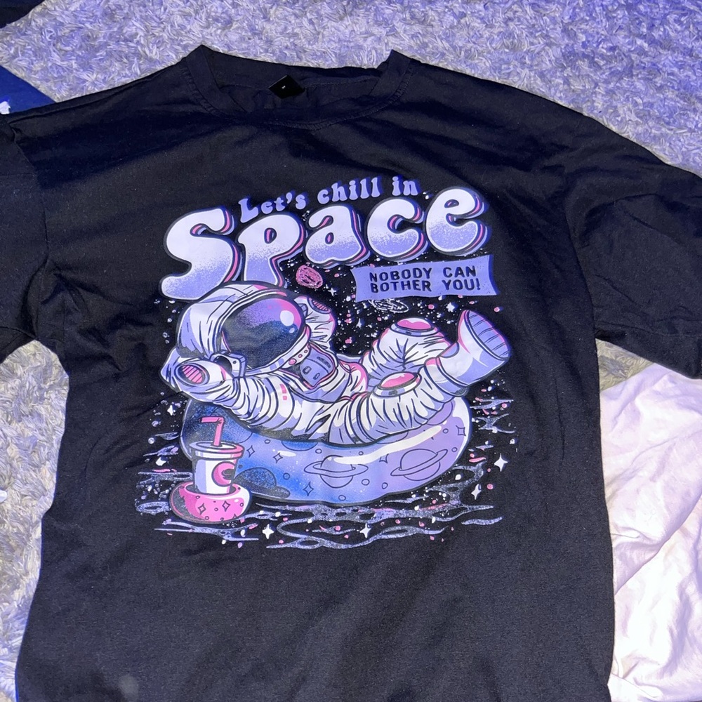 Space graphic T-shirt